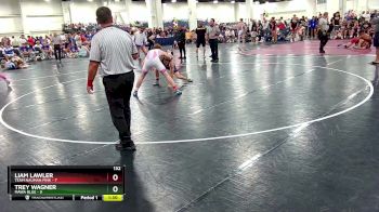 132 lbs Placement (16 Team) - Trey Wagner, MAWA Blue vs Liam Lawler, Team Nauman Pink