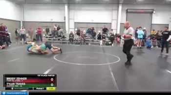 130 lbs Finals (2 Team) - Tyler Traves, Diamond Fish vs Brody Zehner, MJWL All Stars