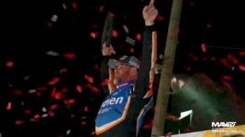 Jonathan Davenport Reacts After Finally Capturing Pittsburgher 100 Victory