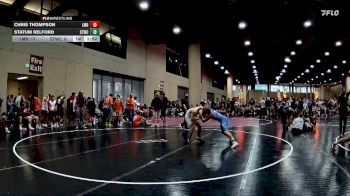 132 lbs Round 4 (6 Team) - Chris Thompson, Louisiana Mud Bugs vs Statum Relford, Stars WC