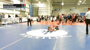 113 lbs 5th Place - Gabe Oberheim, PA vs Matthew DeAngelo, VA