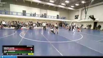132 lbs Semifinal - Dax Johnson, JWC vs Heath Clyde, Wasatch Wrestling Club