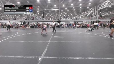 135 lbs Round 2 (6 Team) - Isabella Wagner, Venom Girls WC vs SOPHIA LASALA, FIWC Sassy Lassies Angels