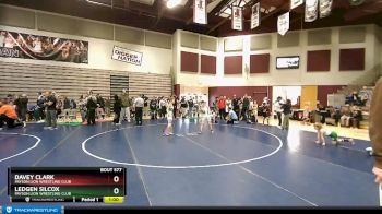 66 lbs 3rd Place Match - Ledgen Silcox, Payson Lion Wrestling Club vs Davey Clark, Payson Lion Wrestling Club