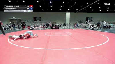 175 lbs Cons. Sub-semis - Jeremiah Clines, Team Missouri Select vs Brady Ritter, Bolingbrook/Sloth Strong
