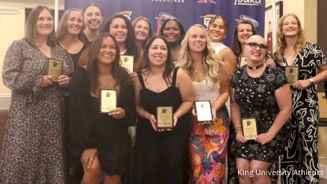 King University Inducts Iconic 2014 Women's Wrestling Team