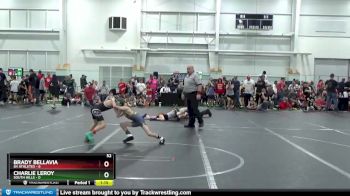 52 lbs Round 2 (8 Team) - Brady Bellavia, 84 Athletes vs Charlie Leroy, South Hills