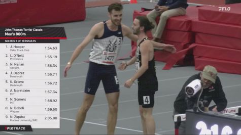 Men's 800m, Finals 9