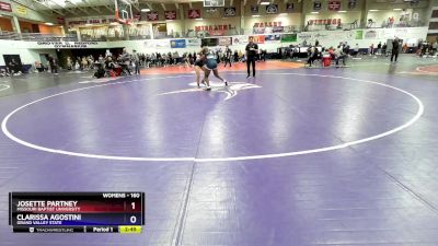 160 lbs Cons. Round 7 - Clarissa Agostini, Grand Valley State vs Josette Partney, Missouri Baptist University