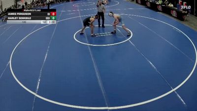 132 lbs Semis & 1st Wrestleback (8 Team) - James Ferguson, Elkhorn North vs Harley Senkbile, Central City