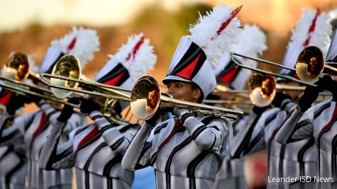 Texas Marching Classic Ensembles Ranked by Most Recent Score