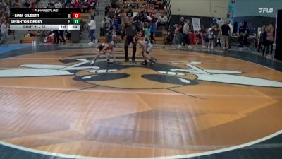 50 lbs Champ. Round 2 - Liam Gilbert, DC Elite vs Leighton Derby, Forest Lake