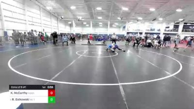 112 lbs Consi Of 8 #1 - Kyle McCarthy, Moon Squadd vs Roman Galkowski, ME Trappers WC