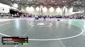 215A Champ. Round 1 - Kade Krause, Dowling Catholic vs Ethan Sanchez, Conroe Woodlands College Park