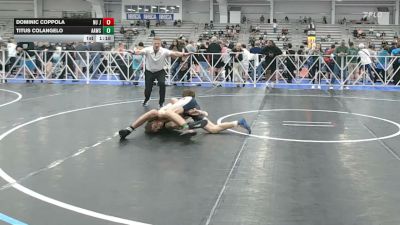 120 lbs Rr Rnd 1 - Dominic Coppola, Nu Jeru Spartans - HSB vs Titus Colangelo, All American Wrestling Club - HSB
