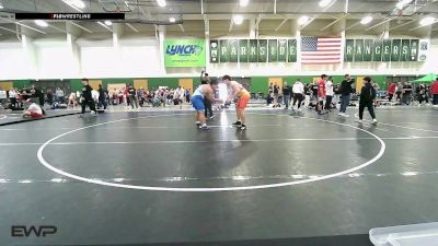 190 kg Quarterfinal - Jordan Krumrey, Thoroughbred Wrestling Academy vs Jacob Rex Bautista, Gold Rush Wrestling Academy Reno