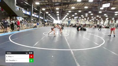 120 lbs Consi Of 32 #2 - Spencer May, NC vs Mackiah Claudio, WV