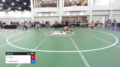 120 kg Rd Of 16 - Evey Hill, Ga vs Taylor Parkhurst, Tn