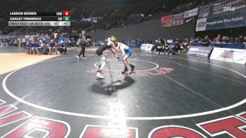 4A Boys 106 lbs Cons. Round 2 - Oakley Frederick, La Grande Boys vs Landon Morris, Cascade Boys