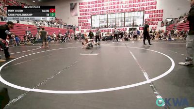 64 lbs Semifinal - Toby Jager, Carl Albert vs Kade Fahlenkamp, Tuttle Wrestling