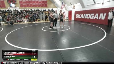165 2B Quarterfinal - Evan Roxby, Okanogan vs Joseph Hoss Lauseng, Lake Roosevelt
