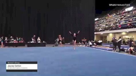 Jaycey Cotton - Women's Group, Omaha Gymnastics Academy - 2021 Women's Xcel Region 4 Championships