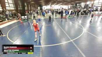 75 lbs Quarterfinal - Blade Pehrson, Delta vs Braxton Stander, Fremont Wrestling