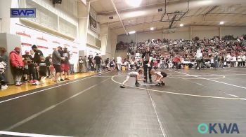 40 lbs Consolation - Hudson Teel, Sperry Wrestling Club vs Kimber Russell, Salina Wrestling Club