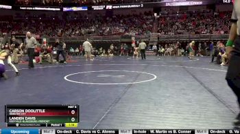 2A-120 lbs Champ. Round 2 - Carson Doolittle, Webster City vs Landen Davis, Eddyville-Blakesburg-Fremont