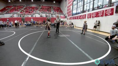 61 lbs Rr Rnd 1 - Micael Boso, Choctaw Ironman Youth Wrestling vs Liam Dunn, Comanche Takedown Club