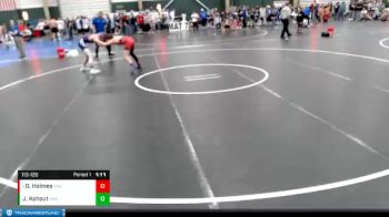 113-120 lbs Semifinal - Deaundrey Holmes, Sutherland Youth Wrestling vs Jonny Kohout, Milford Wrestling Club