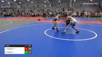 138 lbs Prelims - Lucas Kapusta, Young Guns Black vs Keaton Fischer, LAW Blue