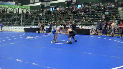 138 lbs Cons. Semis - Corky Boucher, Ubasa Trained vs Easton Enyeart, Sebolt Wrestling Academy