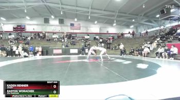 157 lbs Quarterfinal - Easton Worachek, UW-Parkside vs Kaden Renner, UMary