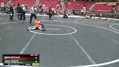 52 lbs Cons. Round 4 - Heath McNutt, Abilene Kids Wrestling Club vs Deion Metcalfe, RSA