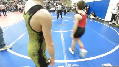 84 lbs Quarterfinal - Price Cunningham, Barnsdall Youth Wrestling vs Colt Kilgore, Checotah Matcats