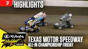 Highlights | 2024 Kubota HLR All-In Championship Friday at Texas Motor Speedway