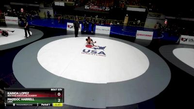 49 lbs Cons. Round 4 - Maddoc Harrell, LAWC vs Kainoa Lopez, Red Star Wrestling Academy