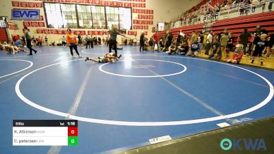 61 lbs Rr Rnd 2 - Karson Atkinson, Husky WC vs Cayden Petersen, Lions Wrestling Academy