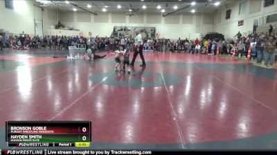 40 lbs Round 4 - Bronson Goble, Pursuit Wrestling Minnesota vs Hayden Smith, Hudson Pirate Elite