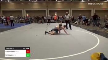 113 lbs Consi Of 8 #1 - Payton Hernandez, Columbia HS vs Nolan Crosby, Mt Spokane HS