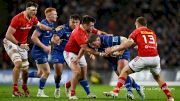 Leinster Holds Off Munster In Front Of Record Crowd