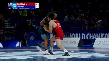 67 kg Round Of 16 - Luka Ochigava, GEO vs Hasrat Jafarov, AZE
