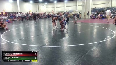 113 lbs Round 2 (6 Team) - Christopher Smith, Wrestling University vs Jacob Labryer, Division-1