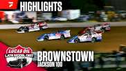 Highlights | 2024 Lucas Oil Jackson 100 at Brownstown Speedway