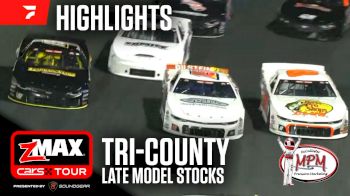 Highlights | 2024 CARS Tour Late Model Stock Cars at Tri-County Speedway