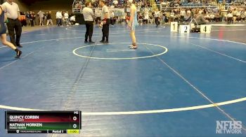 139 lbs Cons. Round 1 - Quincy Corbin, Valley City vs Nathan Morken, Fargo North