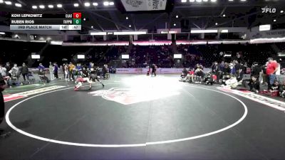 150 lbs 3rd Place Match - Ruben Rios, Toppenish vs Kovi Lefkowitz, Clackamas