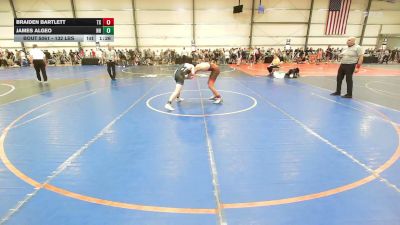 132 lbs Round Of 128 - Braiden Bartlett, TX vs James Algeo, NH