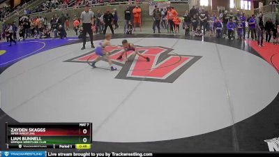 49 lbs Champ. Round 1 - Liam Bunnell, Umpqua Wrestling Club vs Zayden Skaggs, Viper Wrestling